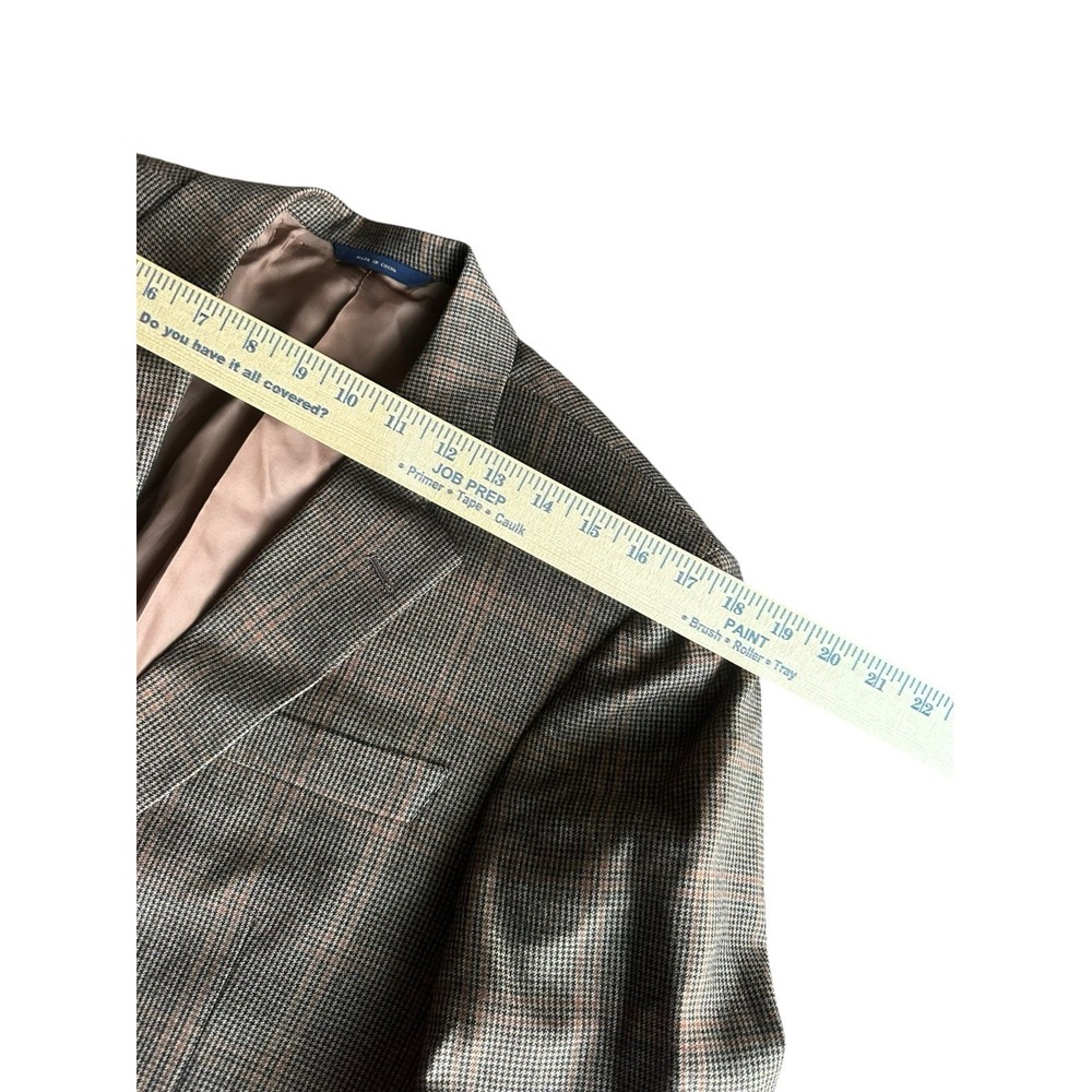 Brooks Brothers Sport Coat Mens 40S Brown 1818 Fitzgerald EThomas Wool Cashmere - Picture 6 of 13
